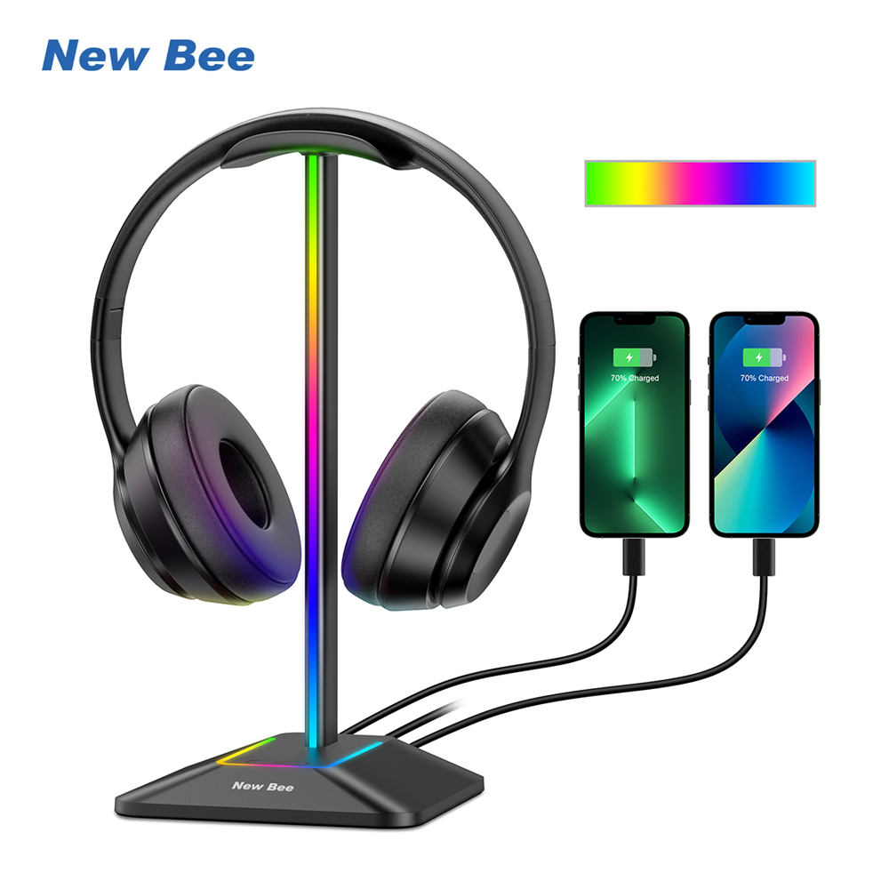 Gaming Accessories Deals - 新しい Bee Z8 RGB ヘッドフォンスタンドホルダー 2
