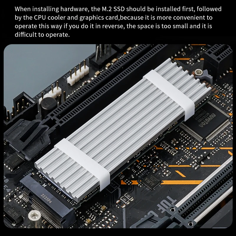 M2 Heatsink Cooler - デスクトップ M2 冷却ジャケット アルミニウム PS5 クーラー