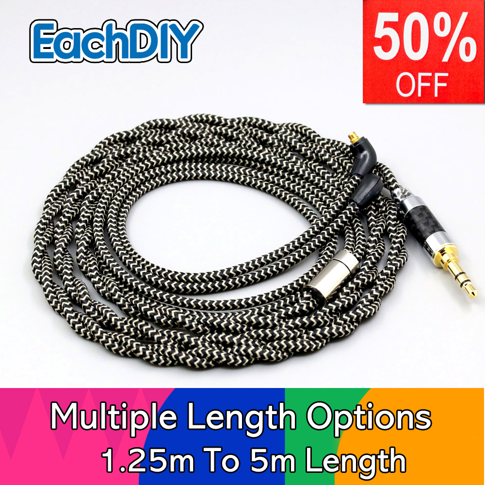 Cable Sleeve Braided - Blitz ofcイヤホンガラス編組ケーブル,2コア,2.8mm,etymotic 4sr,4xr,er3xr,er3se,er2xr,2se,ln008061用
