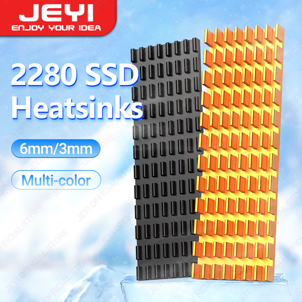 M2 Heatsink Cooler - Ssdアルミニウムヒートシンク,マルチバージョン,サーマルパッド付きnvmeラジエーター,ps5用ダストペーパー,pc,ラップトップ,m2 JEYI-M.2 ssd,2280