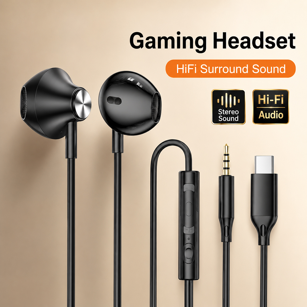 Gaming Accessories Iphone - HiFi サラウンドヘッドフォン低音ステレオサウンド iPhone Xiaomi Huawei タブレットラップトップ