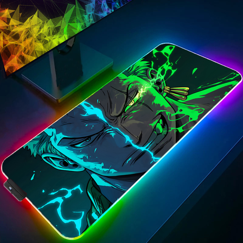 Gaming Accessories Stand - ワンピースゾロマウスパッド RGB ゲームアクセサリー Gabinete ゲーマー PC