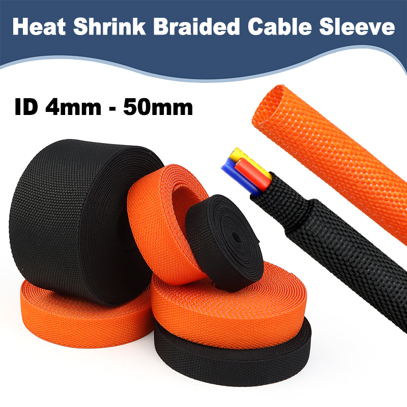 Cable Sleeve Braided - 5M/10M 熱収縮編組ケーブルスリーブ 4 6 8 10