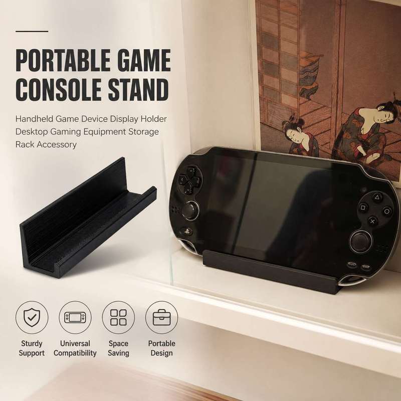 Gaming Office Accessories - ポータブルゲームコンソールスタンドハンドヘルドゲームデバイスディスプレイホルダーデスクトップゲーム機器収納ラックアクセサリー