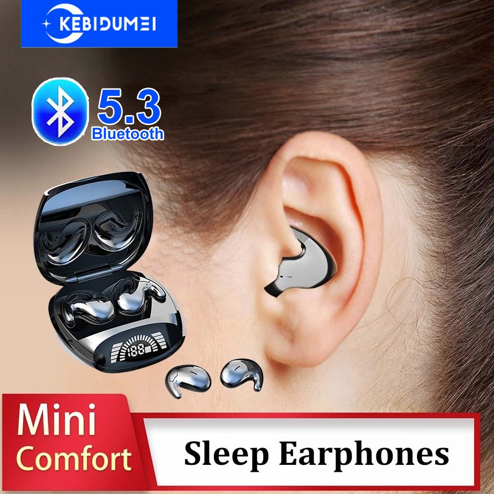 Gaming Accessories Iphone - 目に見えない睡眠イヤホン Bluetooth 5.3 ヘッドフォン TWS ワイヤレスステレオノイズリダクションイヤフォンゲーミングヘッドセット