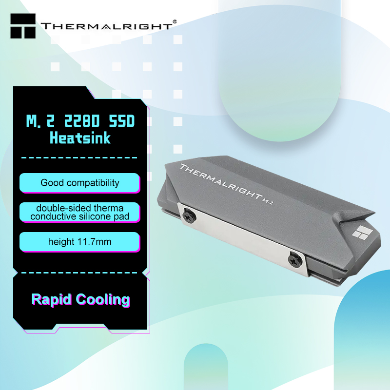 M2 Heatsink Cooler - アルミニウム合金ラジエーター,クーラー,m.2 2280 pro,gazb,ソリッドステートドライブディスク,hatシンク用,22x80mm