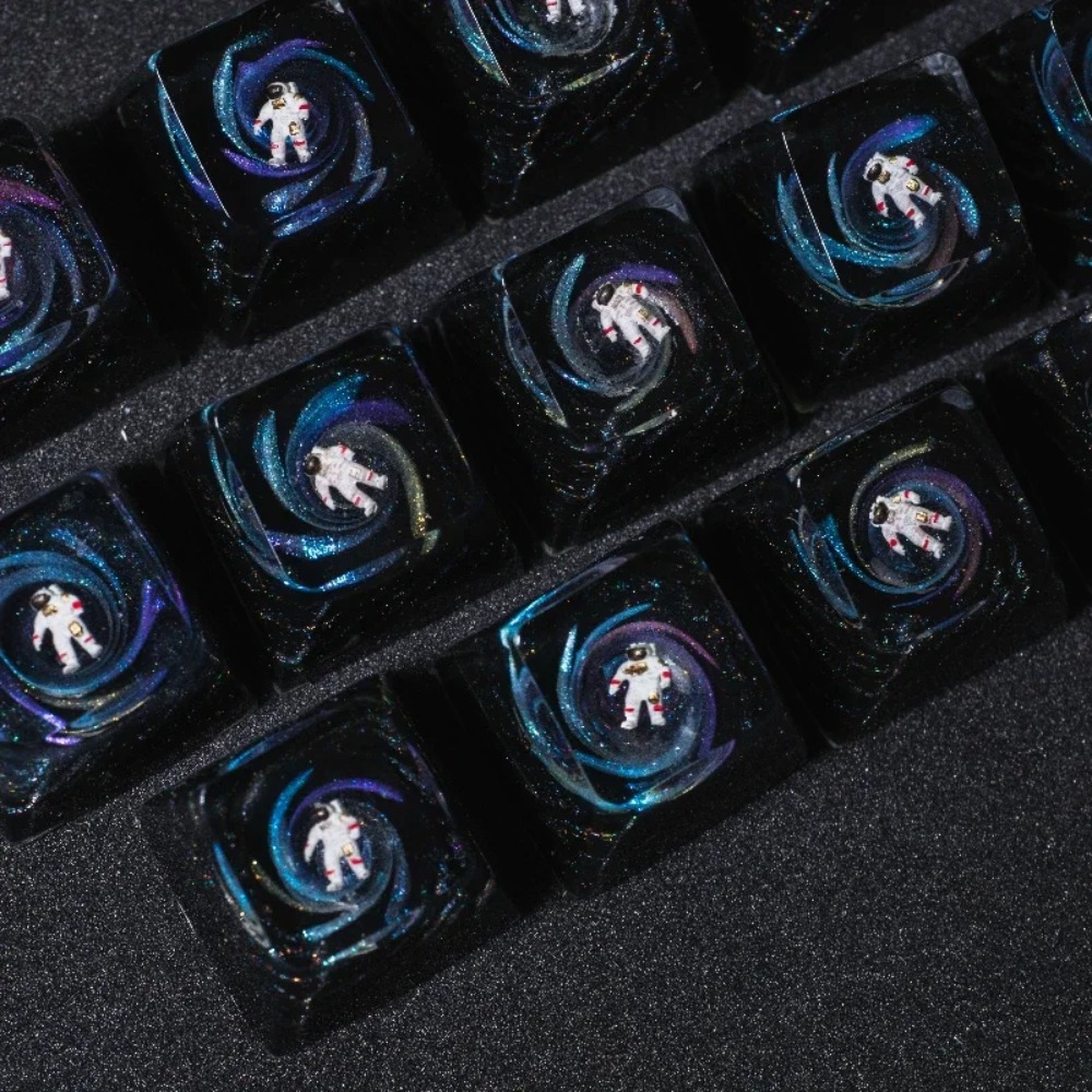 Gaming Accessories Korea - 樹脂製の職人の宇宙飛行士のキーキャップ,メカニカルキーボード,PCゲームアクセサリー,韓国のギフト