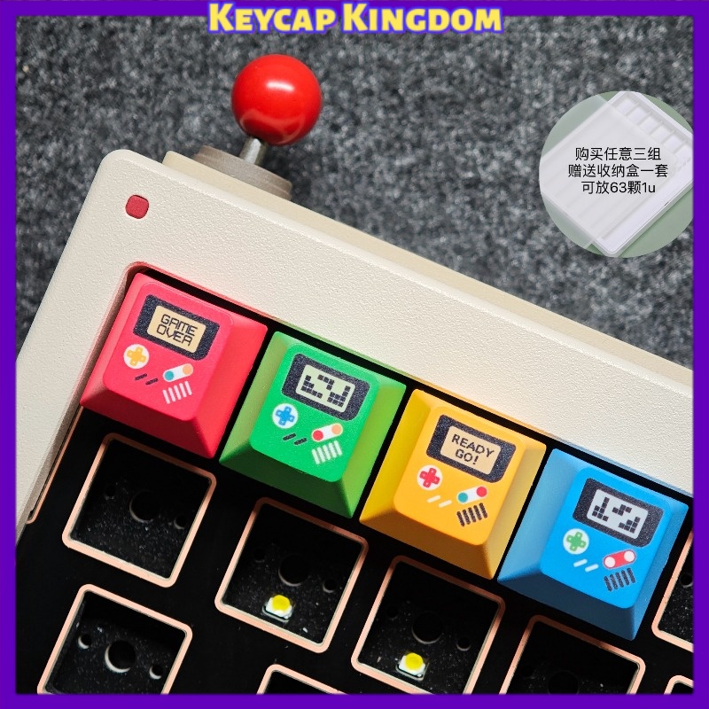 Gaming Accessories Cute - クリエイティブアニメキーキャップメカニカルキーボードチェリー R4 PBT 熱昇華カスタムかわいいキーキャップ PC ゲーミングキーボードアクセサリー