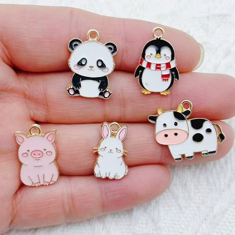 10 個漫画ペンギンパンダ DIY 韓国版キーホルダーペンダ - Gaming Accessories Gifts のレビューと価格