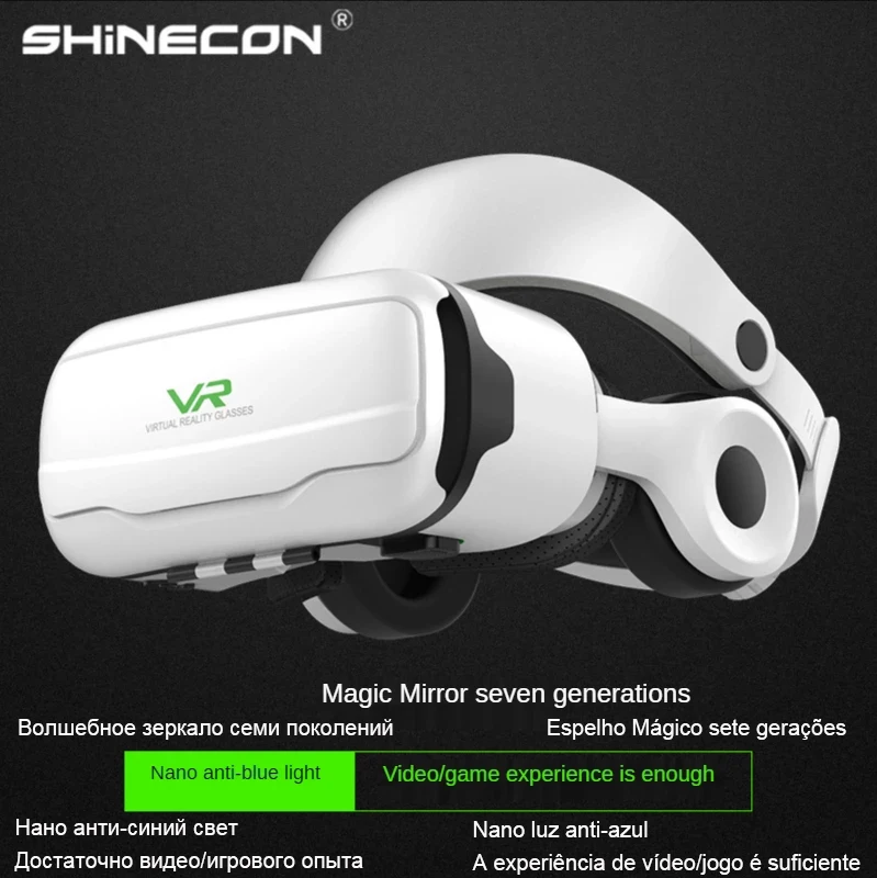 VR メガネ仮想現実 3D ヘッドセットヘルメット Andr - Gaming Accessories Iphone のレビューと価格