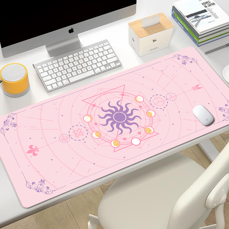 魔法の月の星が付いたゲームマウスパッド,大きいサイズ,紫,か - Gaming Accessories Cute のレビューと価格