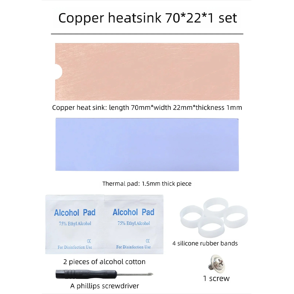 M.2 SSD ヒートシンク NVMe NGFF 用 純銅ヒ - M2 Heatsink Cooler のレビューと価格