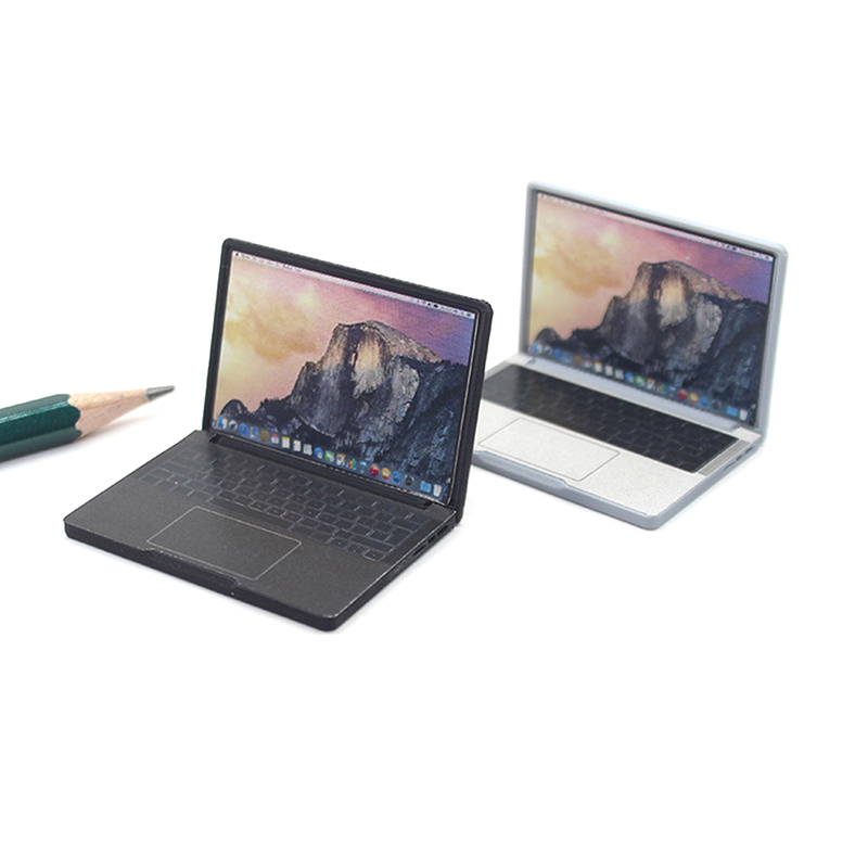かわいいシミュレーション1:12ミニラップトップコンピュータ - Gaming Accessories Cute のレビューと価格