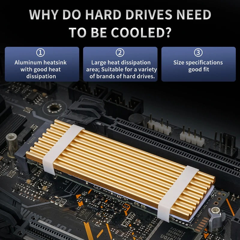 デスクトップ M2 冷却ジャケット アルミニウム PS5 ク - M2 Heatsink Cooler のレビューと価格