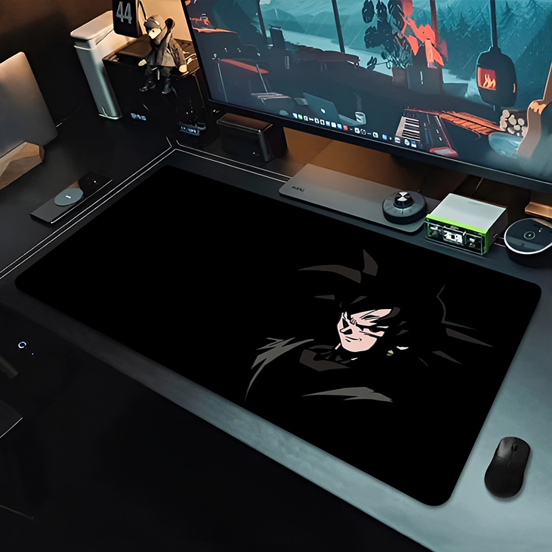 DBZ ブラックアニメマウスパッドドラゴンボール大型 PC  - Gaming Accessories Stand のレビューと価格