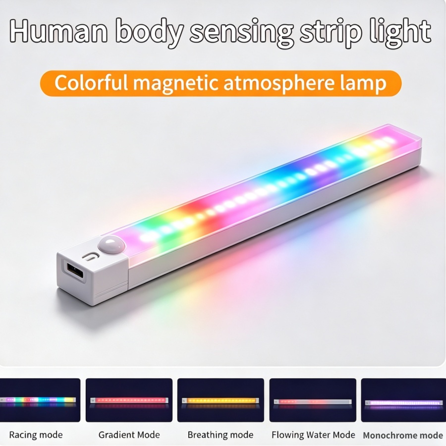 充電式RGB LEDデスクライト モーションセンサー磁気ライ - Accessories For Your Gaming Room のレビューと価格