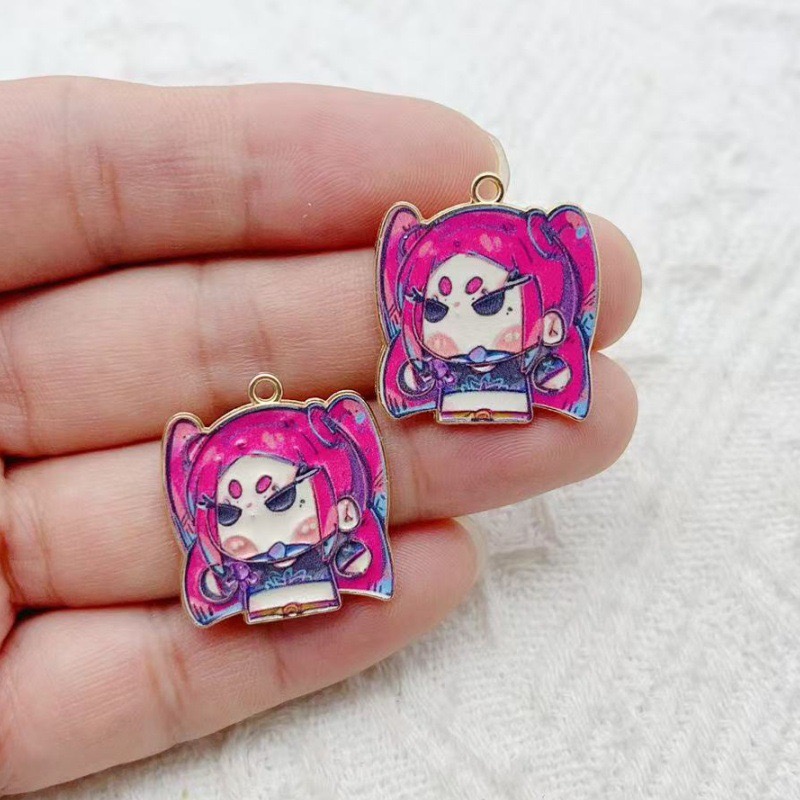 10 個漫画アニメペンダントオイルドロップ合金 DIY イヤ - Gaming Accessories Gifts のレビューと価格