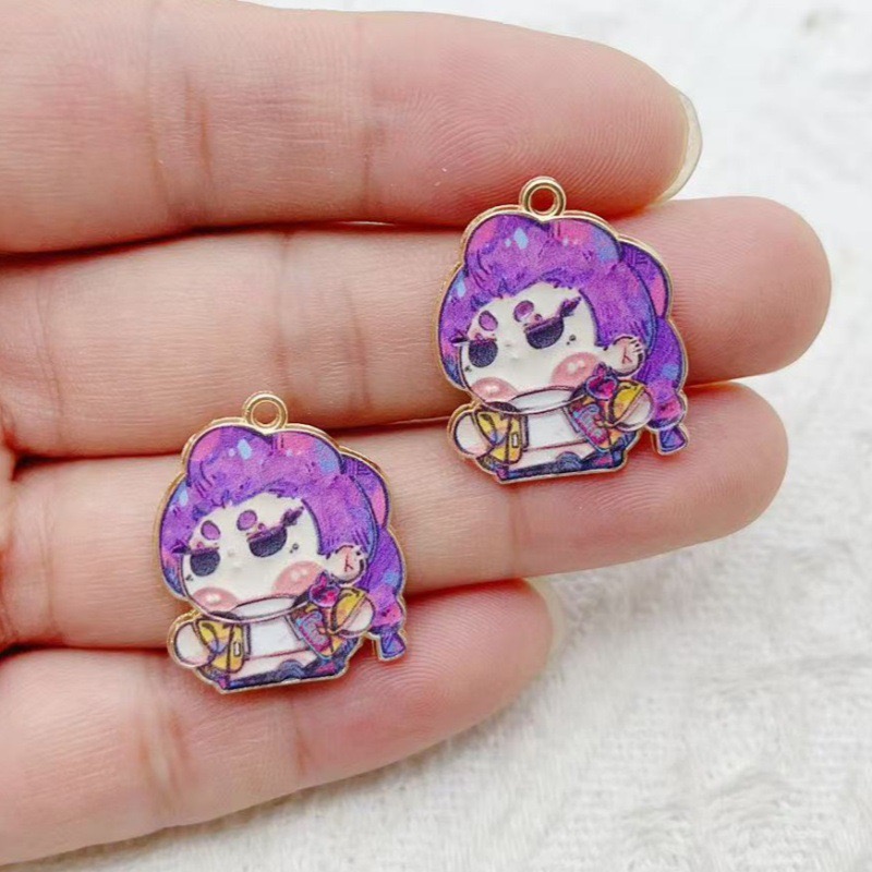 10 個漫画アニメペンダントオイルドロップ合金 DIY イヤ - Gaming Accessories Gifts のレビューと価格