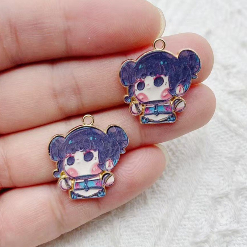 10 個漫画アニメペンダントオイルドロップ合金 DIY イヤ - Gaming Accessories Gifts のレビューと価格