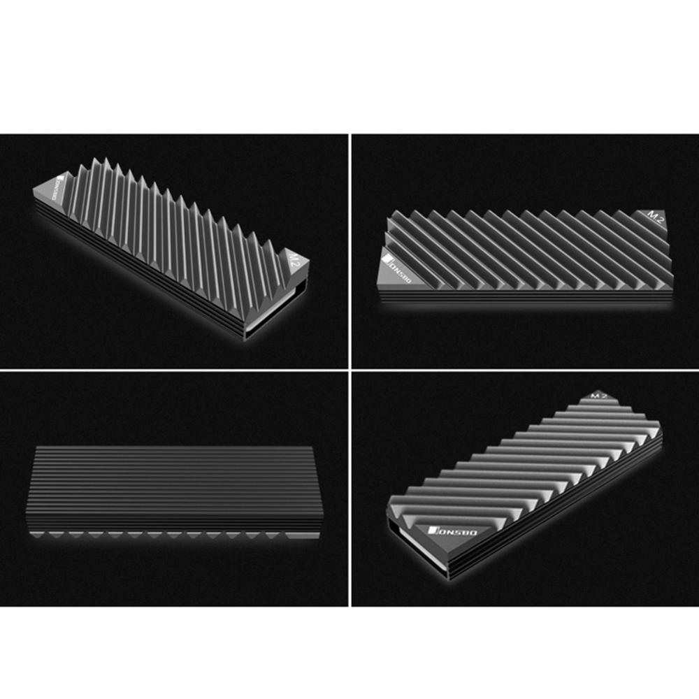 Jonsbo M2 2280 SSD アルミ製ヒートシンク  - M2 Heatsink Cooler のレビューと価格