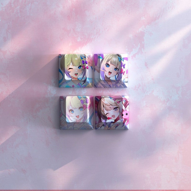 新しいニーディーガールオーバードーステーマアニメキーキャップ - Gaming Accessories Cute のレビューと価格