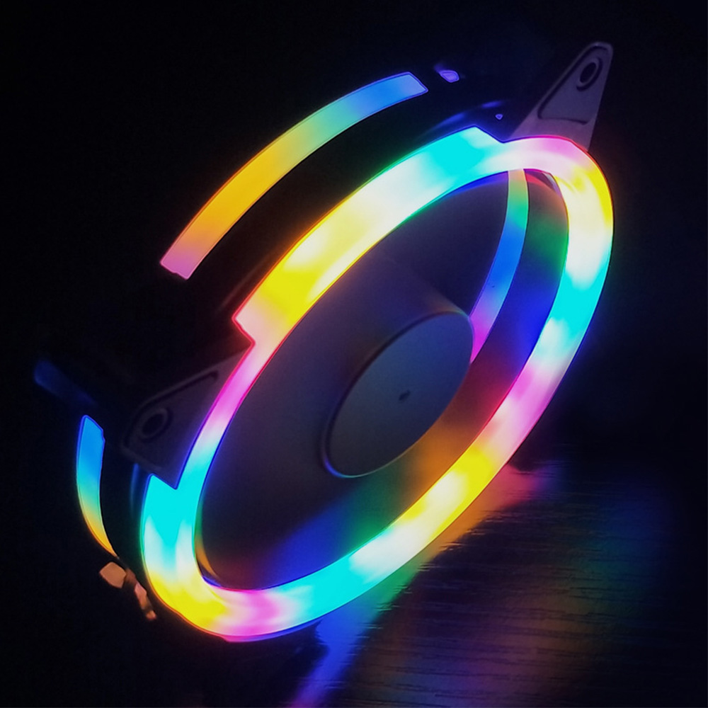 120 ミリメートル RGB LED 冷却ファンクラッシュダ - Fan Hub Rgb Controller のレビューと価格