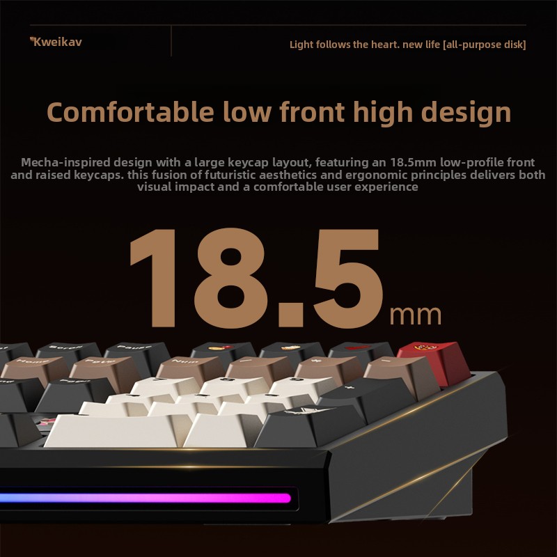 WEIKAV NUT108 メカニカルキーボード アルミ合金 - Gaming Office Accessories のレビューと価格