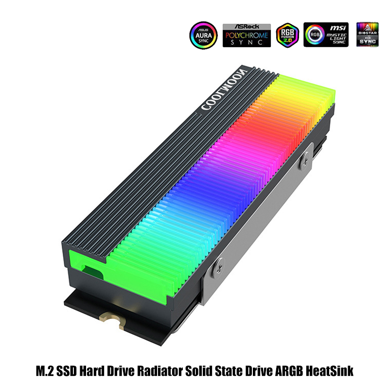 5V 3ピン ARGB AURA SYNC対応 コンピュータ - M2 Heatsink Cooler のレビューと価格
