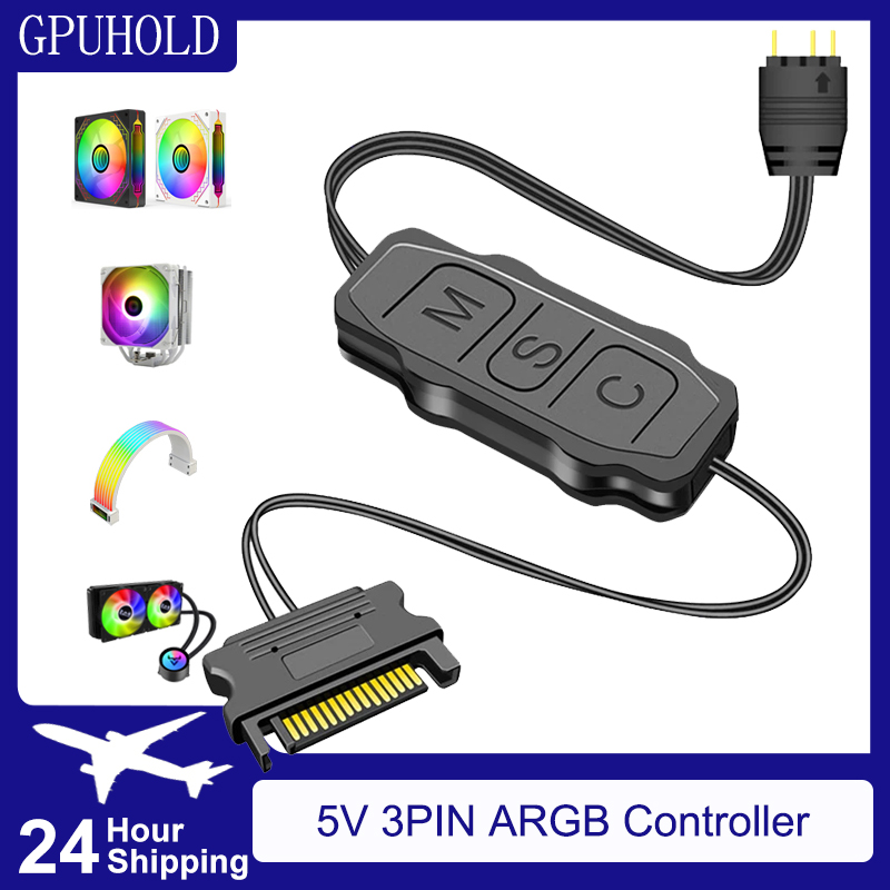 GPUHOLD SATA インターフェース 5V 3PIN  - Fan Hub Rgb Controller のレビューと価格