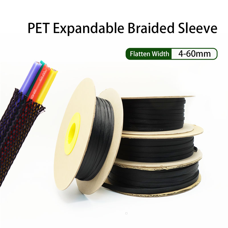 5 メートル/10 メートル PET 拡張可能な編組ケーブル - Cable Sleeve Braided のレビューと価格