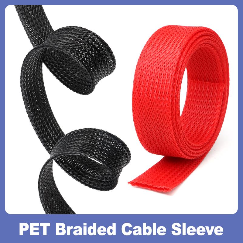 赤黒2/4/6/8/10/12/14/16/20/30/50 - Cable Sleeve Braided のレビューと価格