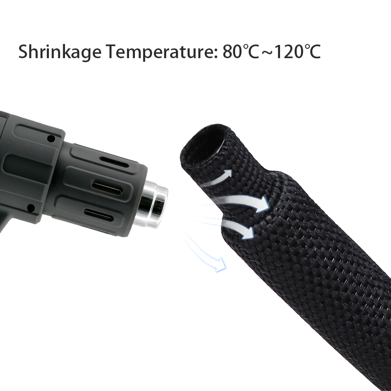 5M/10M 熱収縮編組ケーブルスリーブ 4 6 8 10  - Cable Sleeve Braided のレビューと価格