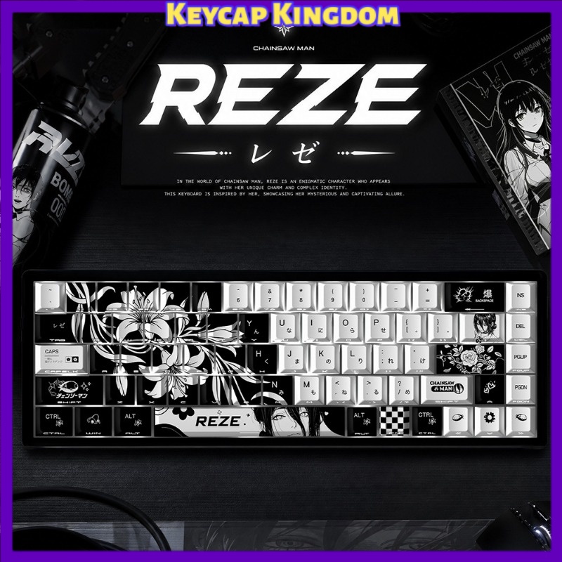 新しい Reze 5.0 アニメキーキャップチェーンソーマン - Gaming Accessories To Gift のレビューと価格