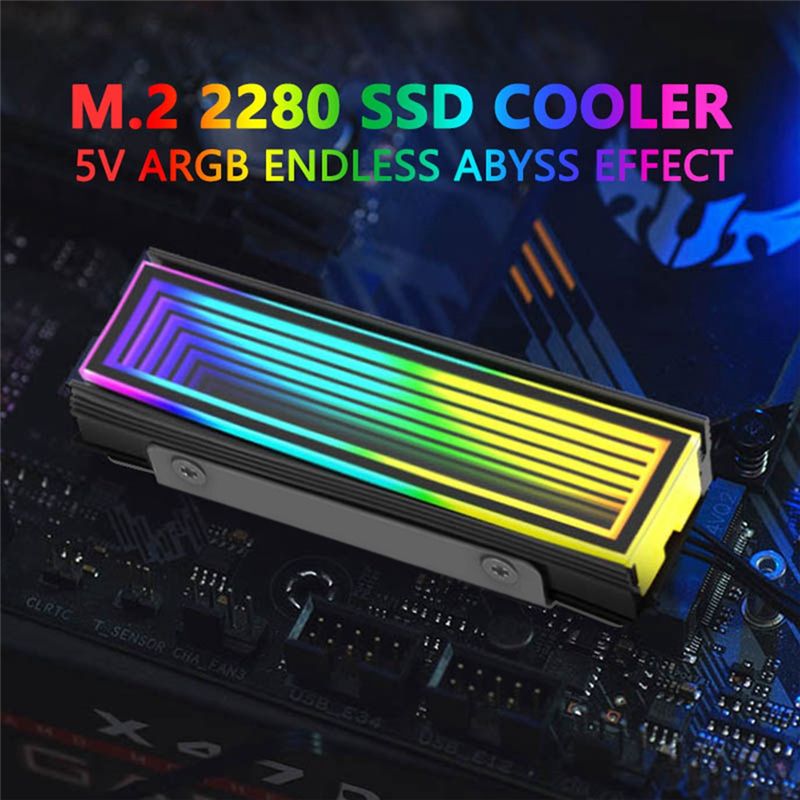 2280 SSD M2 ラジエーター PC RGB M.2  - M2 Heatsink Cooler のレビューと価格