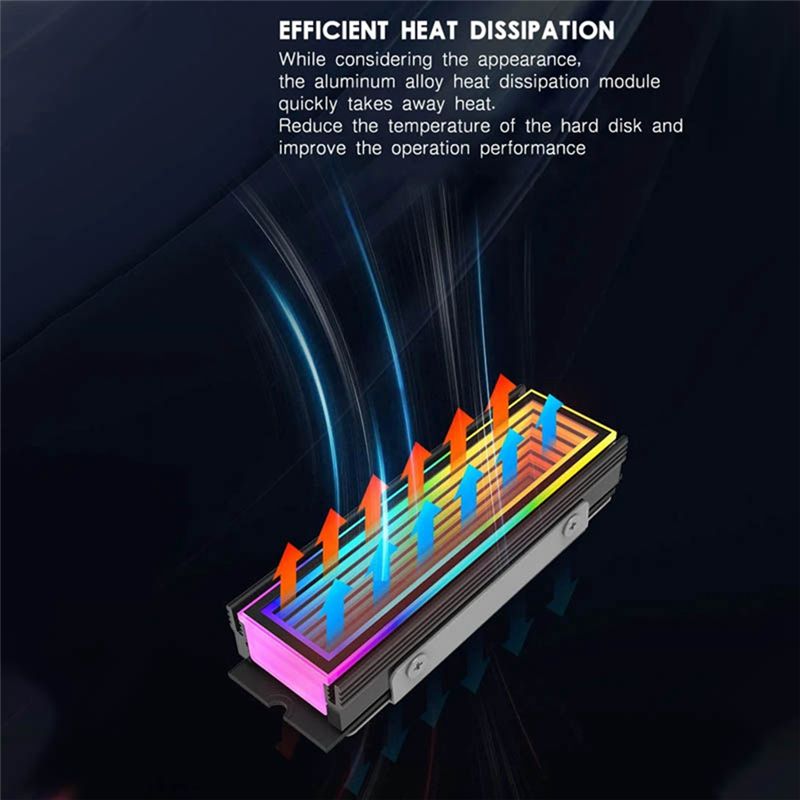 2280 SSD M2 ラジエーター PC RGB M.2  - M2 Heatsink Cooler のレビューと価格