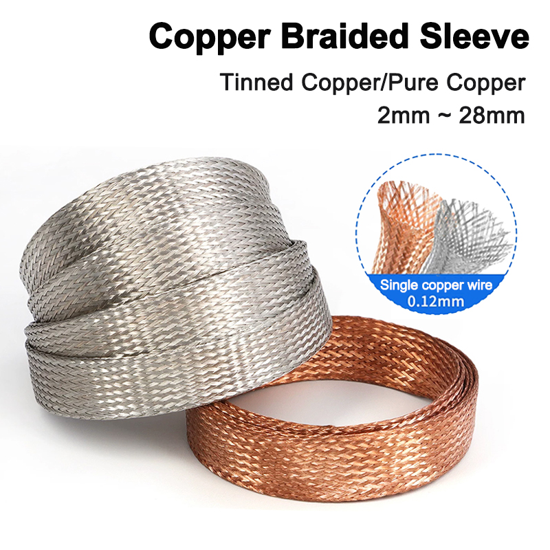2-10m 拡張可能な銅編組スリーブ 4mm - 28mm  - Cable Sleeve Braided のレビューと価格
