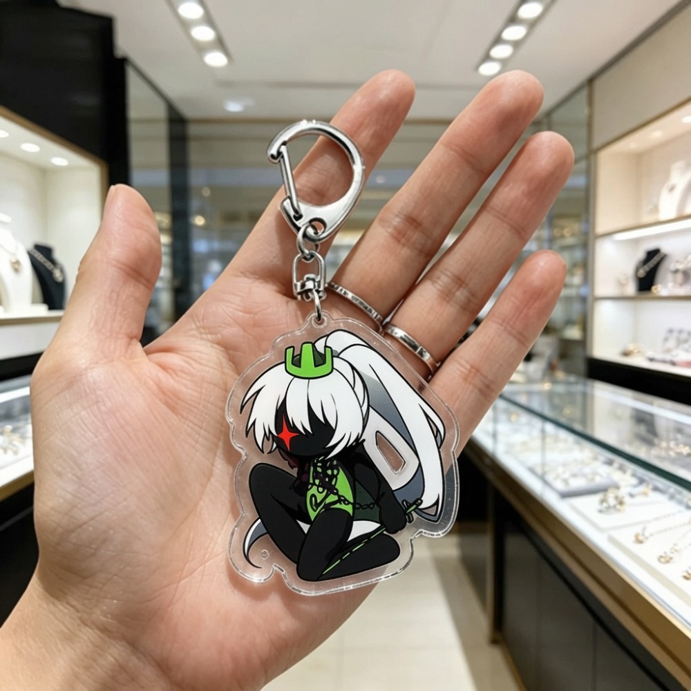 かわいい漫画ちびキーホルダーアクセサリーバッグチャーム怖いゲ - Gaming Accessories Stand のレビューと価格