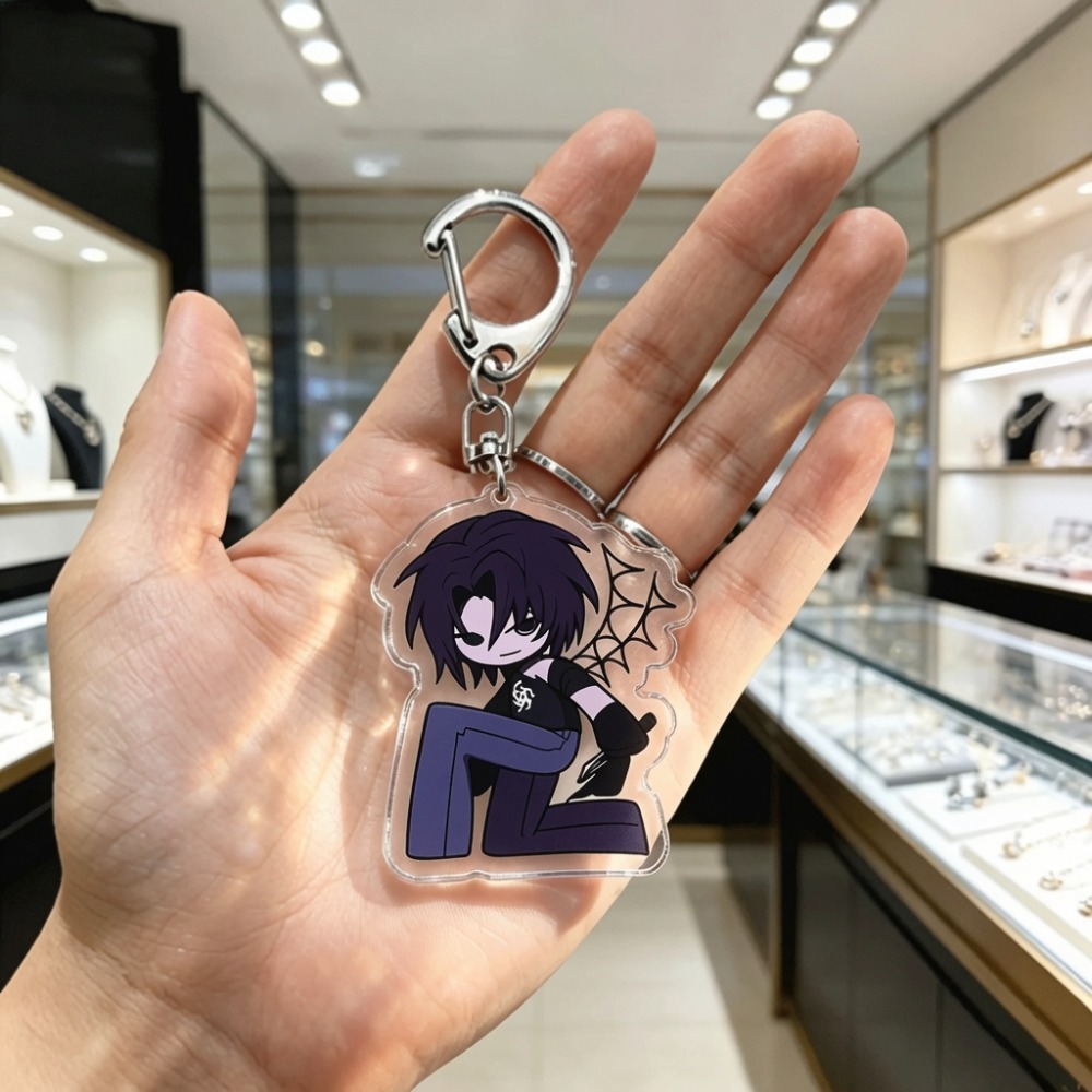 かわいい漫画ちびキーホルダーアクセサリーバッグチャーム怖いゲ - Gaming Accessories Stand のレビューと価格