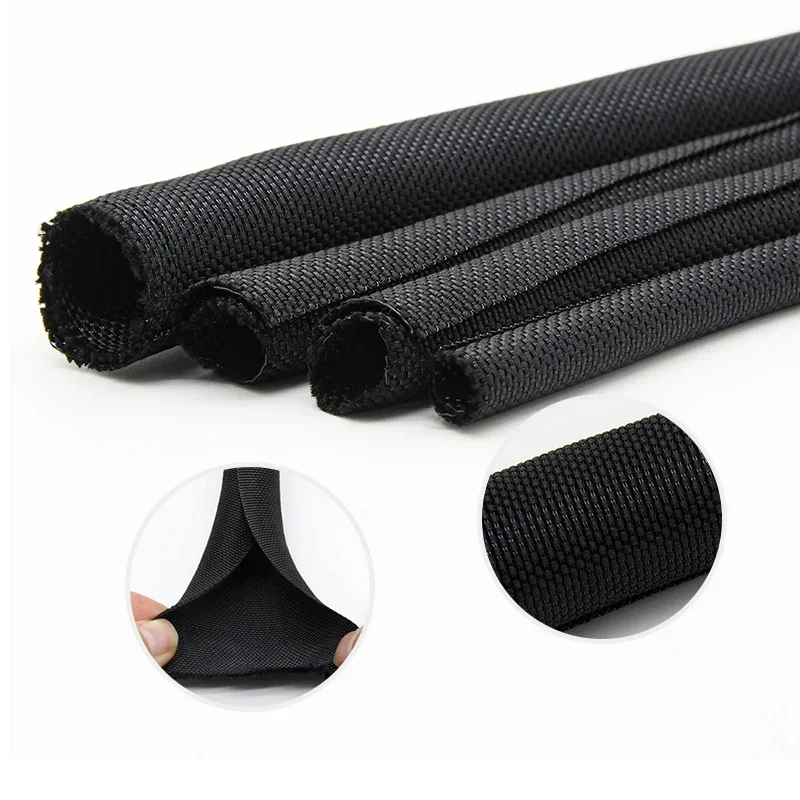 自己閉鎖型 PET 拡張可能な編組スリーブ絶縁ラップ自己閉鎖 - Cable Sleeve Braided のレビューと価格
