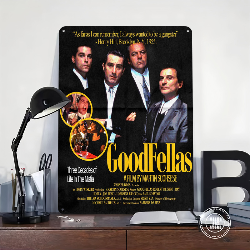 GoodFellas 映画パーソナライズされた 3D テクス - Gaming Accessories Wall のレビューと価格