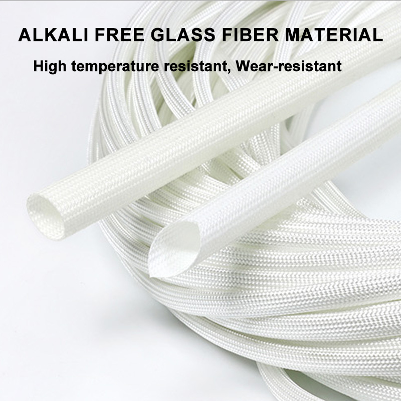 直径1mm〜50mm 600度C耐熱ガラス繊維チューブ 化学 - Cable Sleeve Braided のレビューと価格