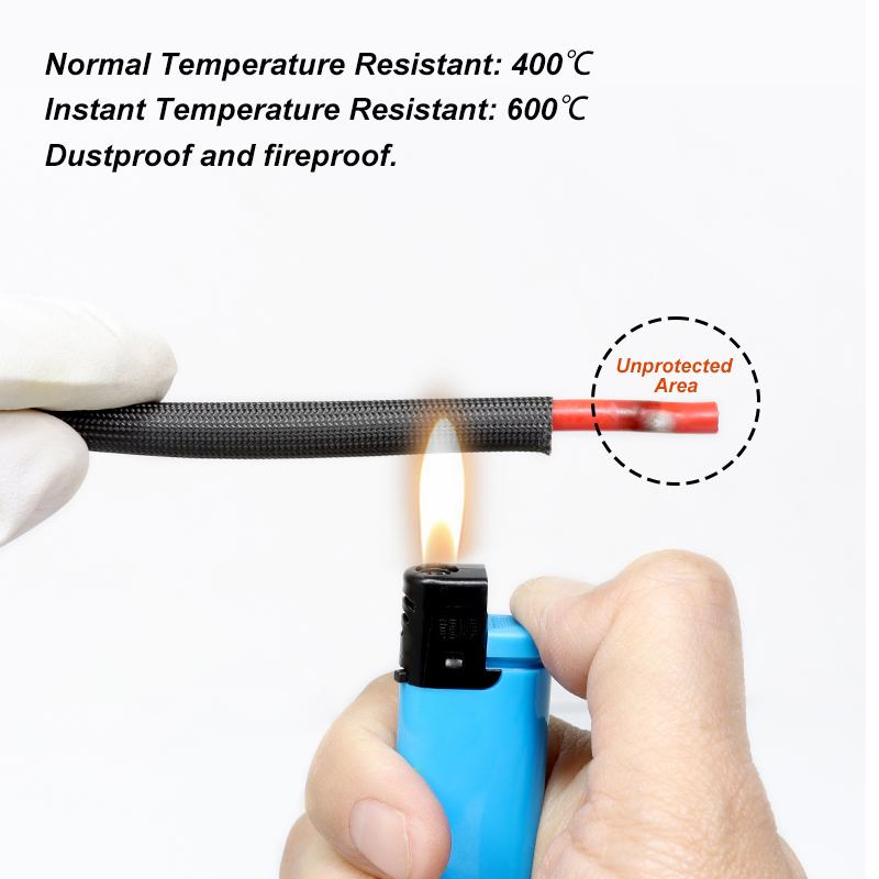 直径1mm〜50mm 600度C耐熱ガラス繊維チューブ 化学 - Cable Sleeve Braided のレビューと価格
