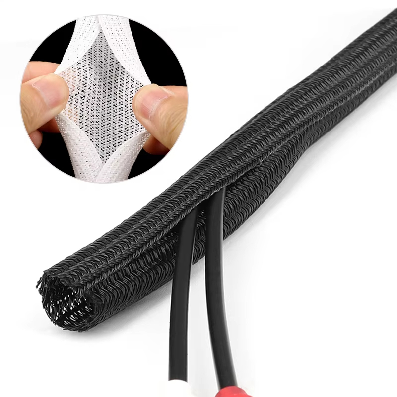 絶縁編組ケーブルスリーブ PETナイロン巻きケーブルケーシン - Cable Sleeve Braided のレビューと価格